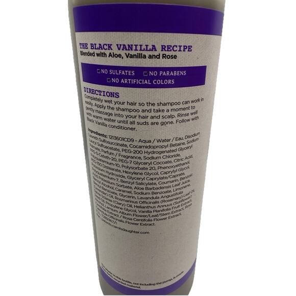 Carol's Daughter Black Vanilla Shampoo 12oz Moisture Shine For Dry Dull Hair New - Picture 5 of 7